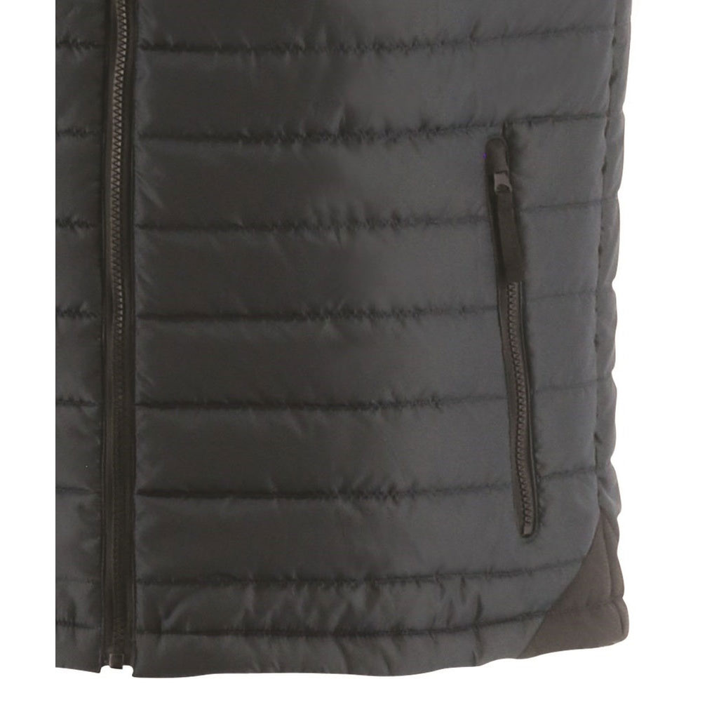 Caterpillar Squall Body Warmer Szigetelt Mellények Férfi Sötétfekete | 4870-TYRGZ