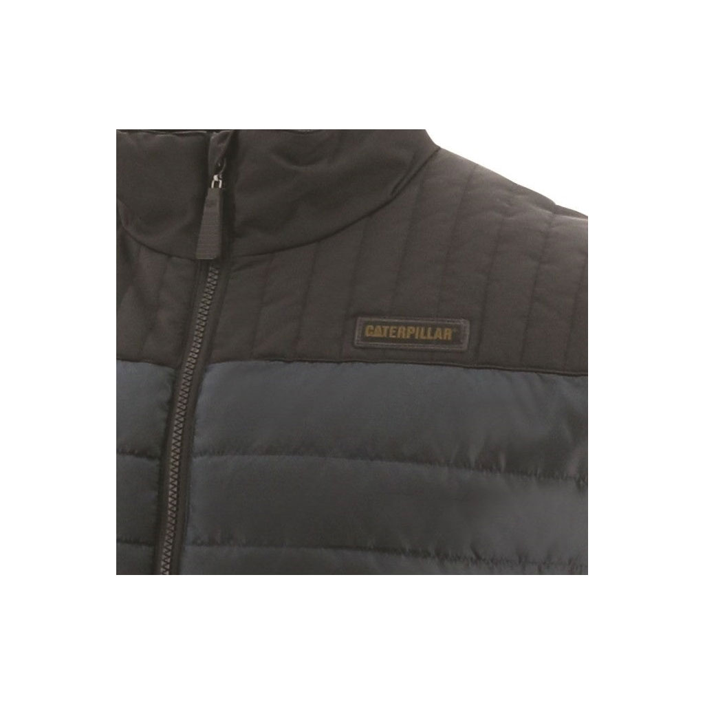 Caterpillar Squall Body Warmer Szigetelt Mellények Férfi Sötétfekete | 4870-TYRGZ