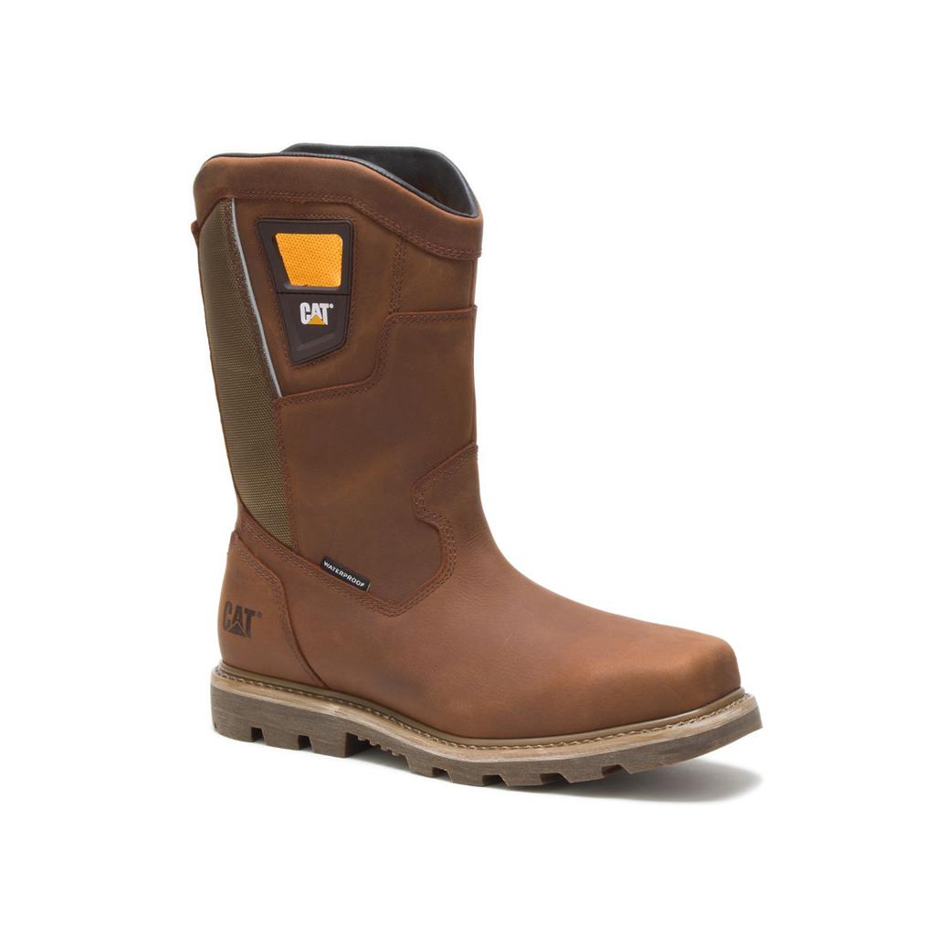 Caterpillar Stillwell Waterproof Steel Toe Munkabakancs Férfi Barna | 4386-CHNJS