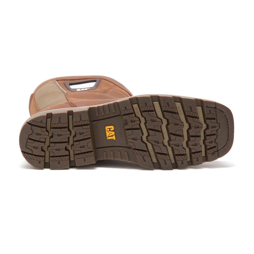 Caterpillar Stillwell Waterproof Steel Toe Munkabakancs Férfi Barna | 4386-CHNJS