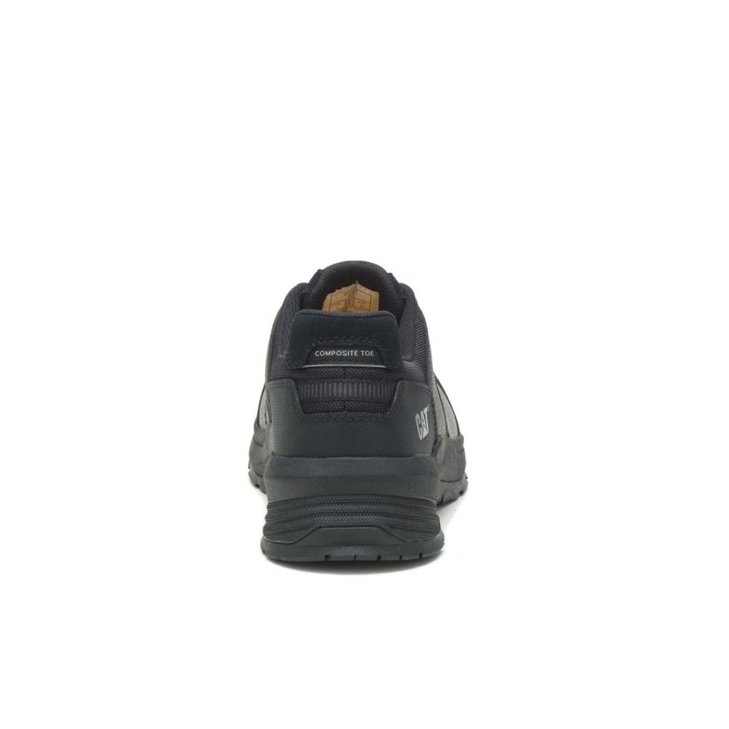 Caterpillar Streamline 2.0 Leather Composite Toe Munkabakancs Férfi Fekete | 7463-KZYEQ