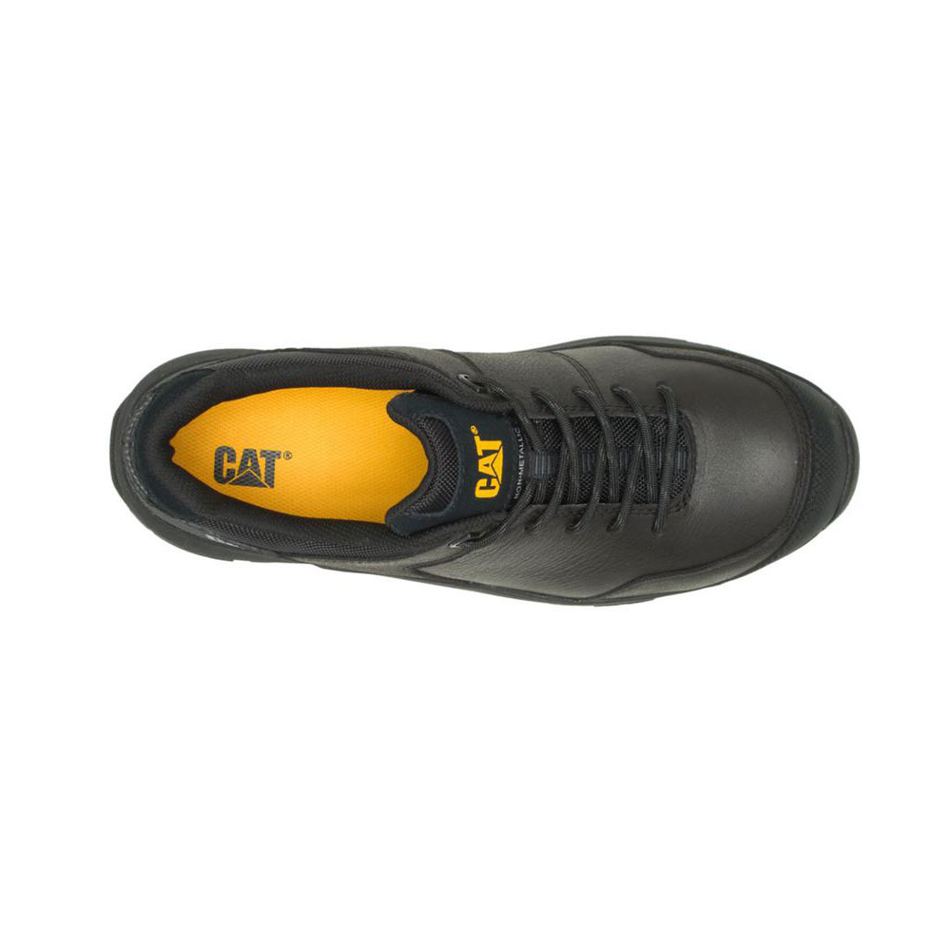 Caterpillar Streamline 2.0 Leather Composite Toe Munkabakancs Férfi Fekete | 7463-KZYEQ