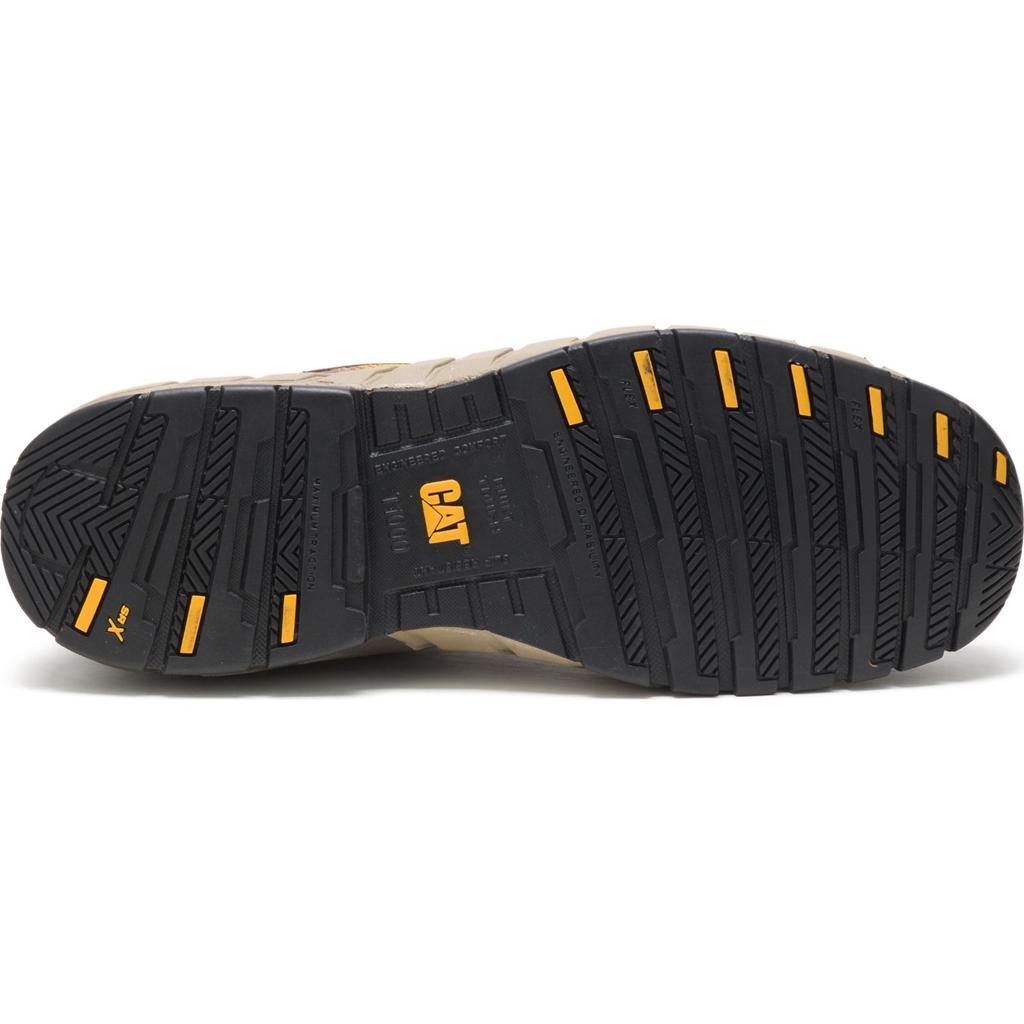 Caterpillar Streamline Leather Composite Toe Tornacipő Férfi Barna | 0614-UZMBV