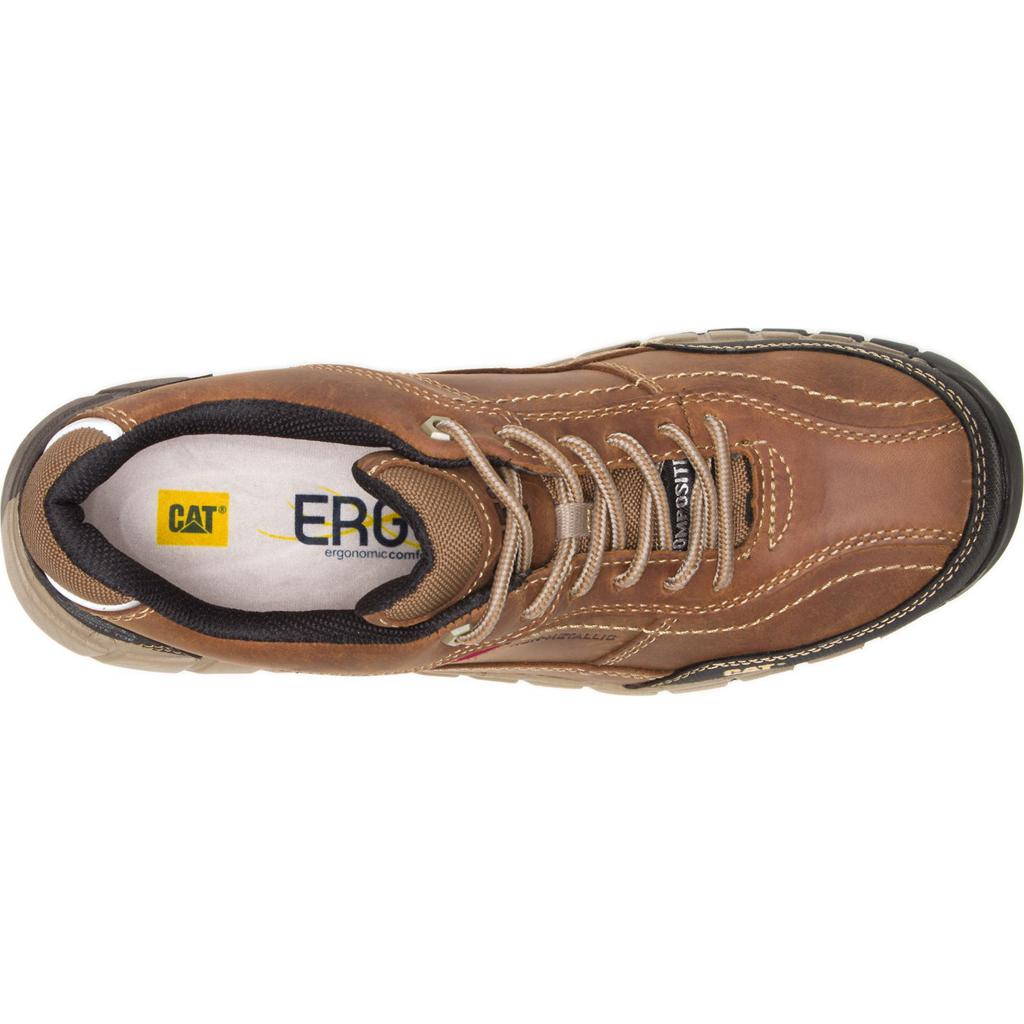 Caterpillar Streamline Leather Composite Toe Tornacipő Férfi Barna | 0614-UZMBV