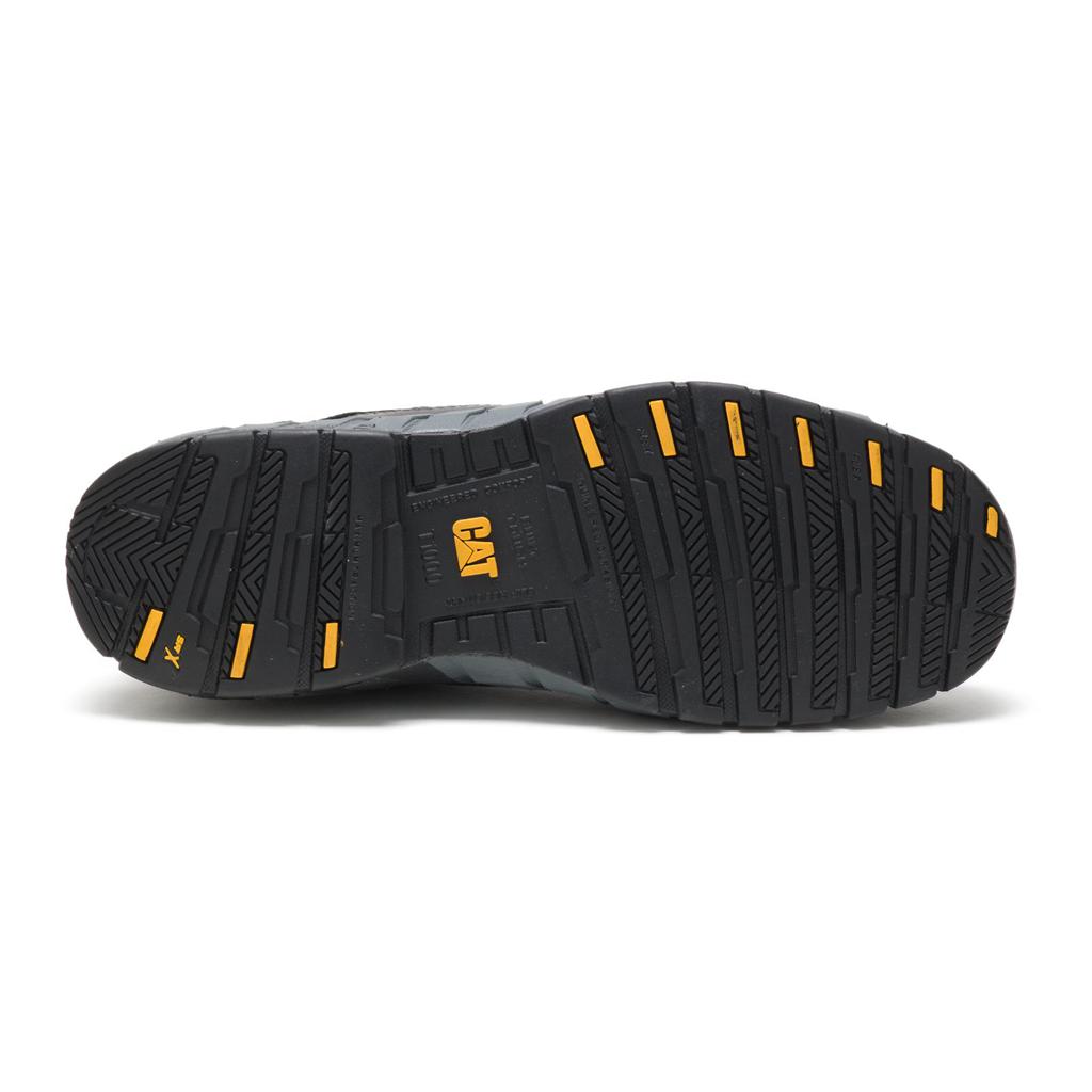 Caterpillar Streamline Leather Composite Toe Munkacipő Férfi Fekete | 2675-XJFQN