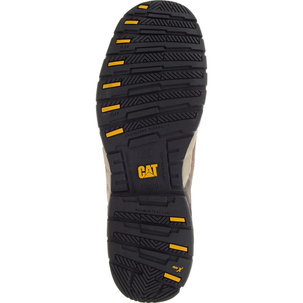 Caterpillar Streamline Leather Csa Composite Toe Munkacipő Férfi Sötétbézs | 1047-BJUKL