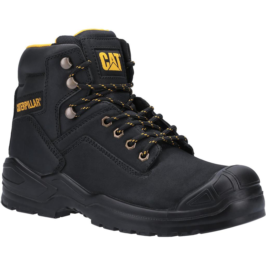 Caterpillar Striver Bump Steel Toe S3 Src Munkabakancs Férfi Fekete | 5798-RQAOG