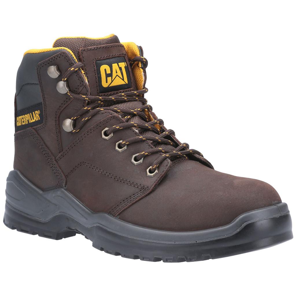 Caterpillar Striver St S3 Src Munkabakancs Férfi Barna | 8647-ITSXE