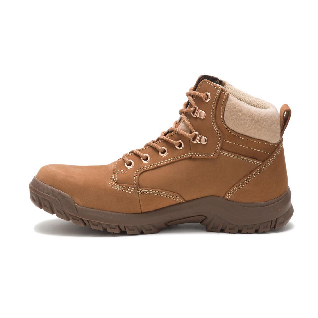 Caterpillar Tess Steel Toe Acél Orrú Csizma Női Narancssárga | 4972-HIBAY