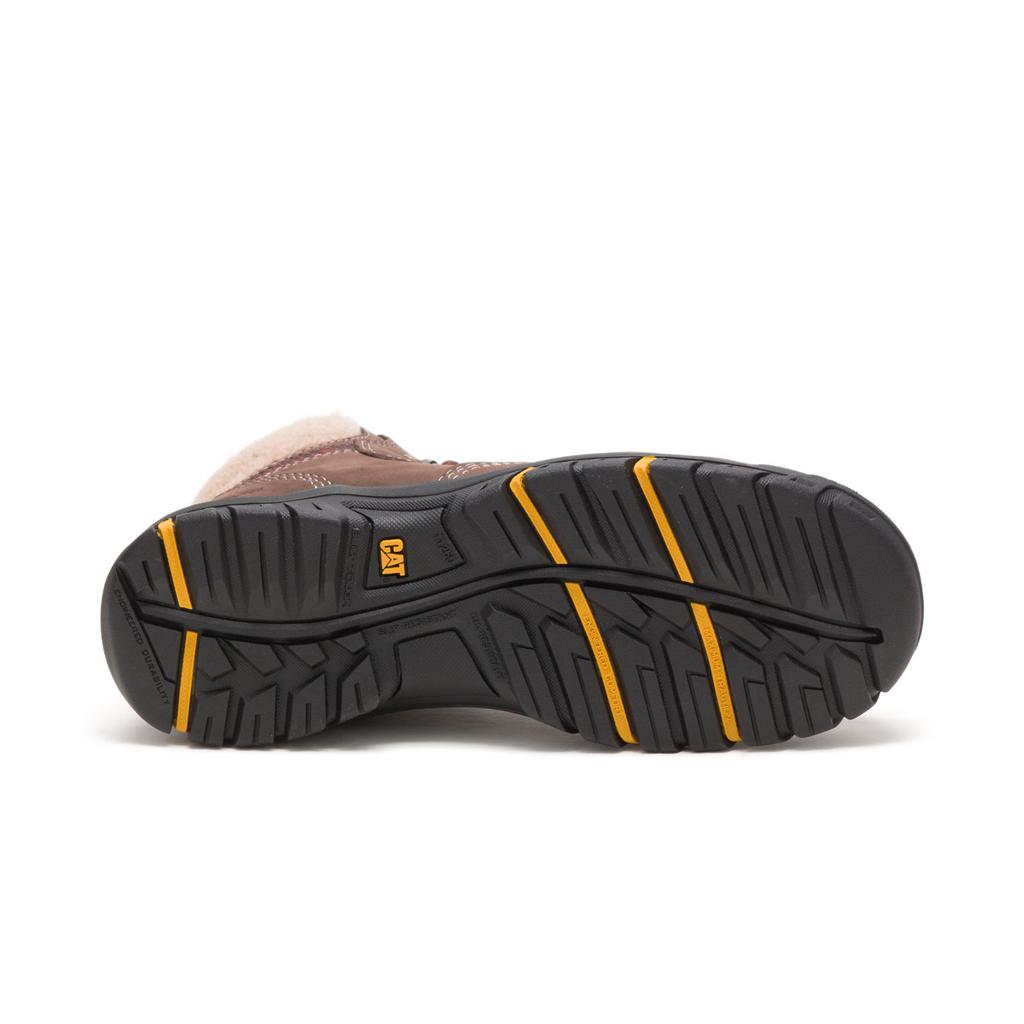 Caterpillar Tess Steel Toe Munkabakancs Női Csokoládé | 5946-VZGWM