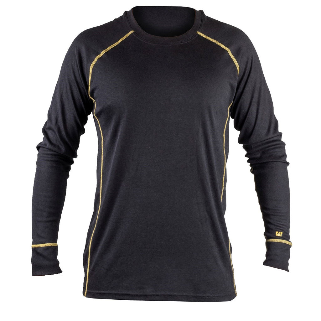 Caterpillar Thermo Long Sleeve Ingek Férfi Fekete | 0785-HINBY