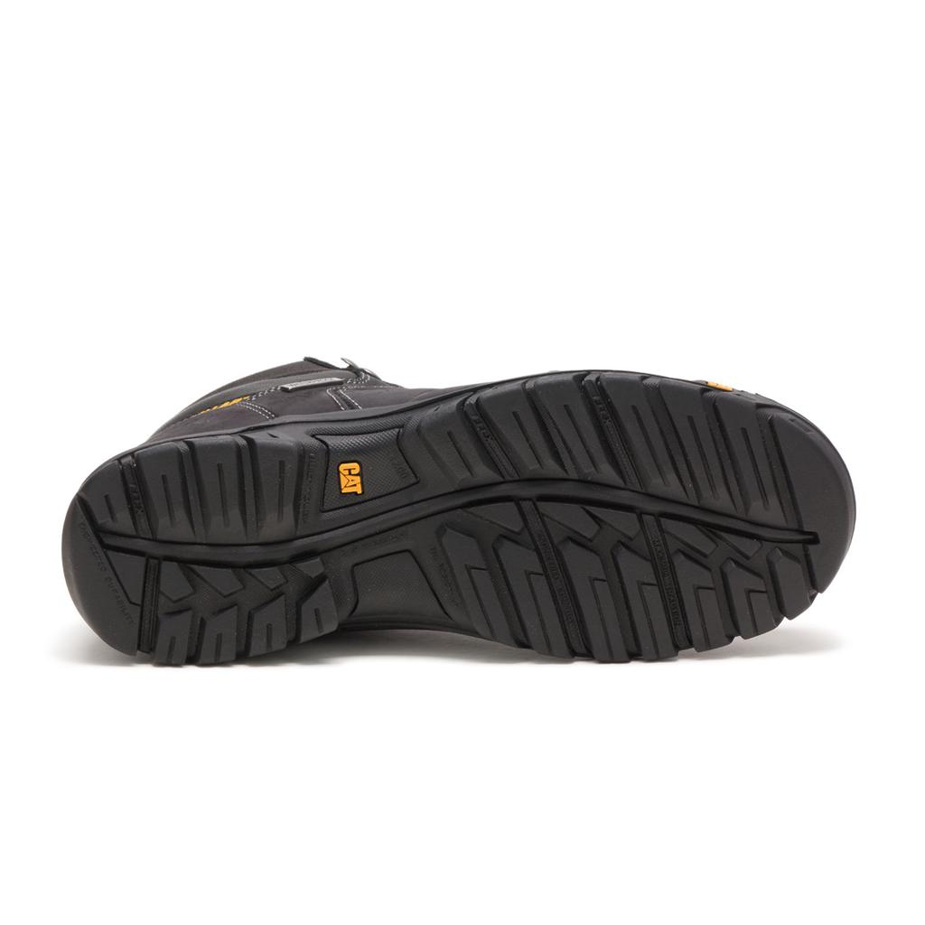 Caterpillar Threshold Waterproof Munkabakancs Férfi Fekete | 8965-UJLZV