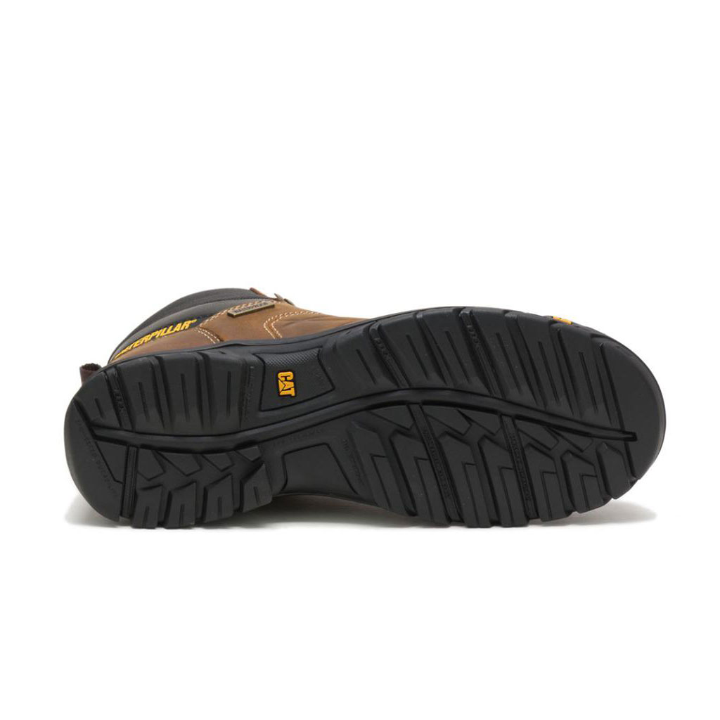 Caterpillar Threshold Waterproof Steel Toe Munkabakancs Férfi Barna | 0916-KPRXE