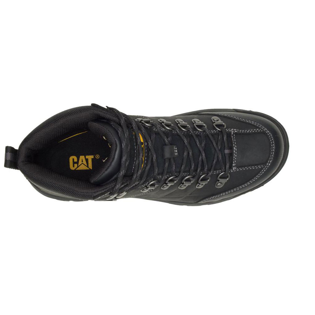 Caterpillar Threshold Waterproof Vízálló Bakancs Férfi Fekete | 6432-ZWIBF