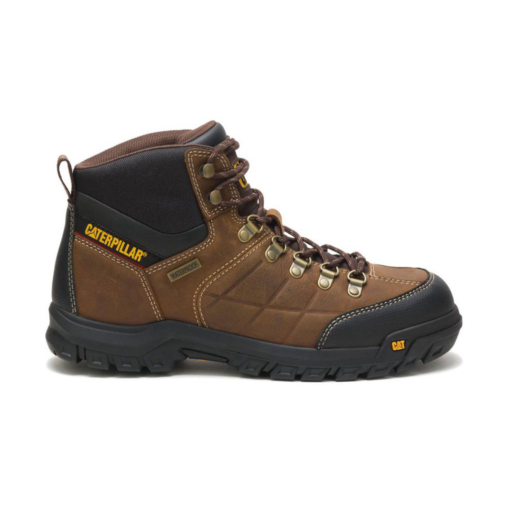 Caterpillar Threshold Waterproof Vízálló Bakancs Férfi Barna | 9207-UQKRZ