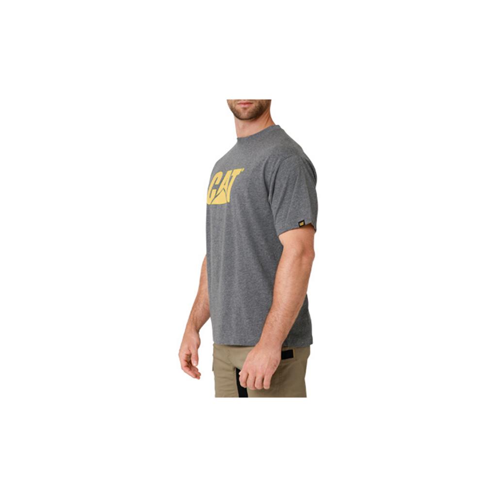 Caterpillar Tm Logo T-Shirts Férfi Sötétszürke | 6175-CLPWF