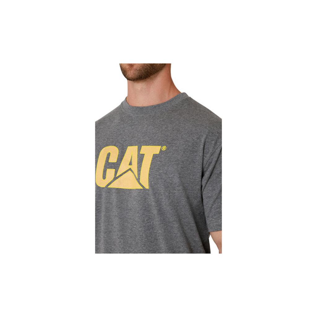 Caterpillar Tm Logo T-Shirts Férfi Sötétszürke | 6175-CLPWF