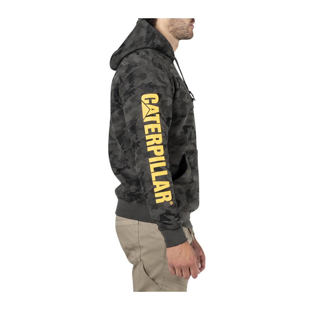 Caterpillar Trademark Banner Csuklyás Sweat Pulóverek Férfi Camo | 4315-AEYOK