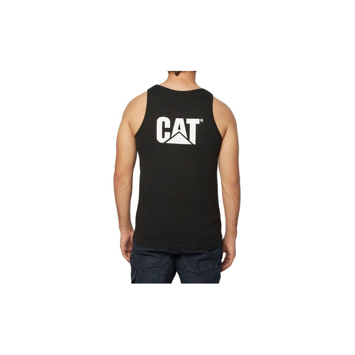 Caterpillar Trademark Singlet Női Fekete | 7059-ZJRLX