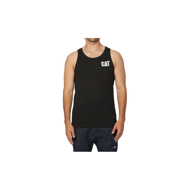 Caterpillar Trademark Singlet Női Fekete | 7059-ZJRLX