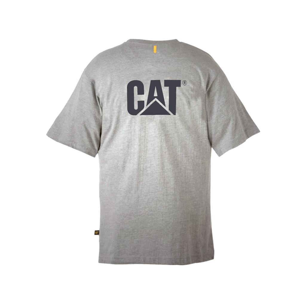 Caterpillar Trademark T-Shirts Férfi Sötétszürke | 8653-BPVOI