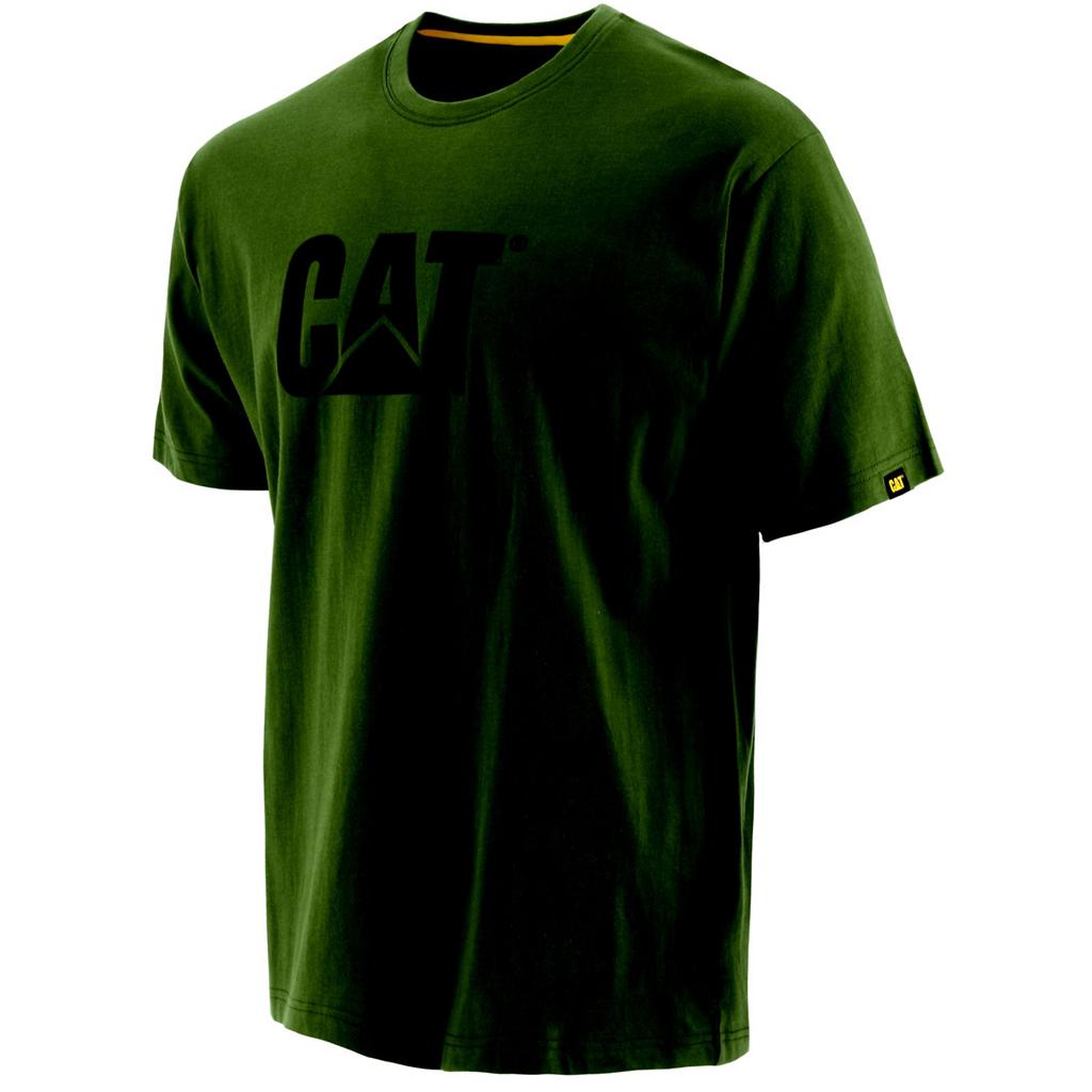 Caterpillar Trademark T-Shirts Férfi Zöld | 2894-DVBPO