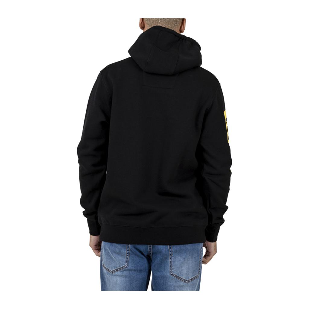 Caterpillar Triton Block Hoody Pulóverek Férfi Black/Yellow | 8720-LOSVC