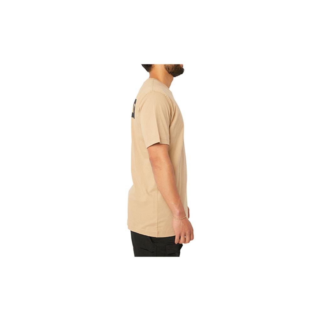 Caterpillar Triton Block S/S T-Shirts Férfi Barna | 0168-ZJVBG