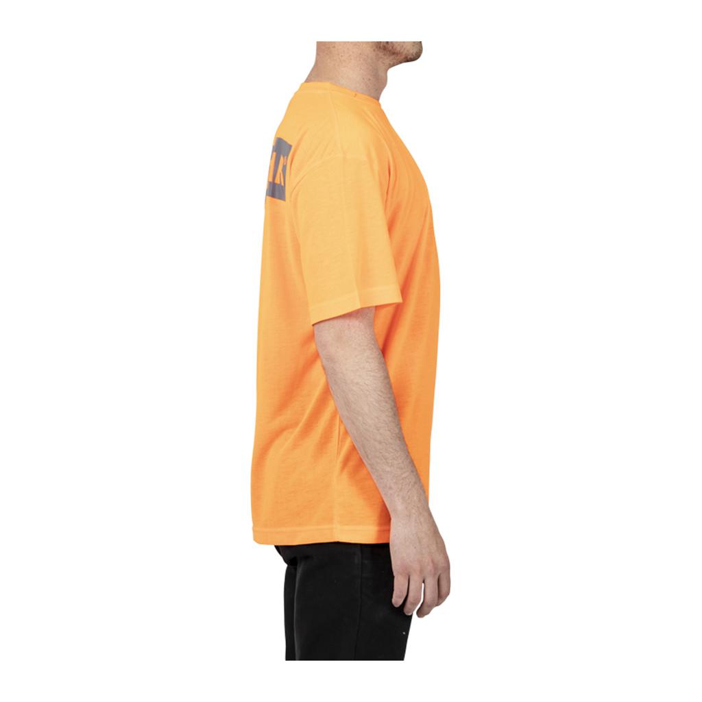 Caterpillar Triton Block S/S T-Shirts Férfi Narancssárga | 0857-JFHBW