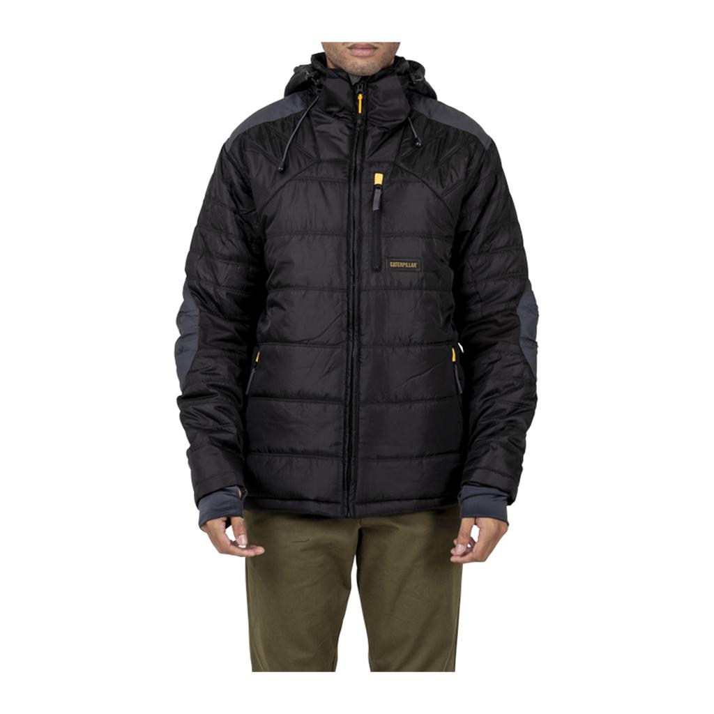 Caterpillar Triton Insulated Puffer Kabát Férfi Fekete | 4206-PNAFR