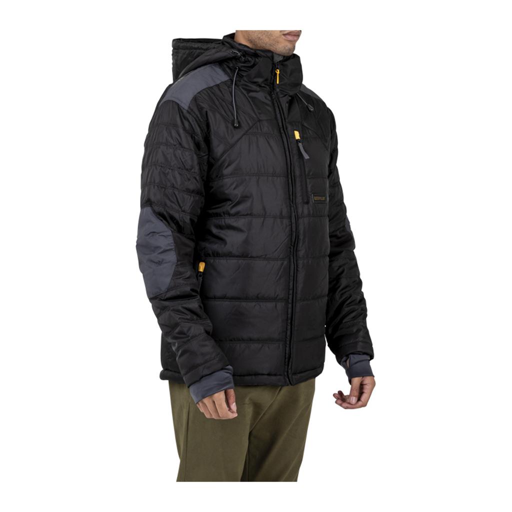 Caterpillar Triton Insulated Puffer Kabát Férfi Fekete | 4206-PNAFR