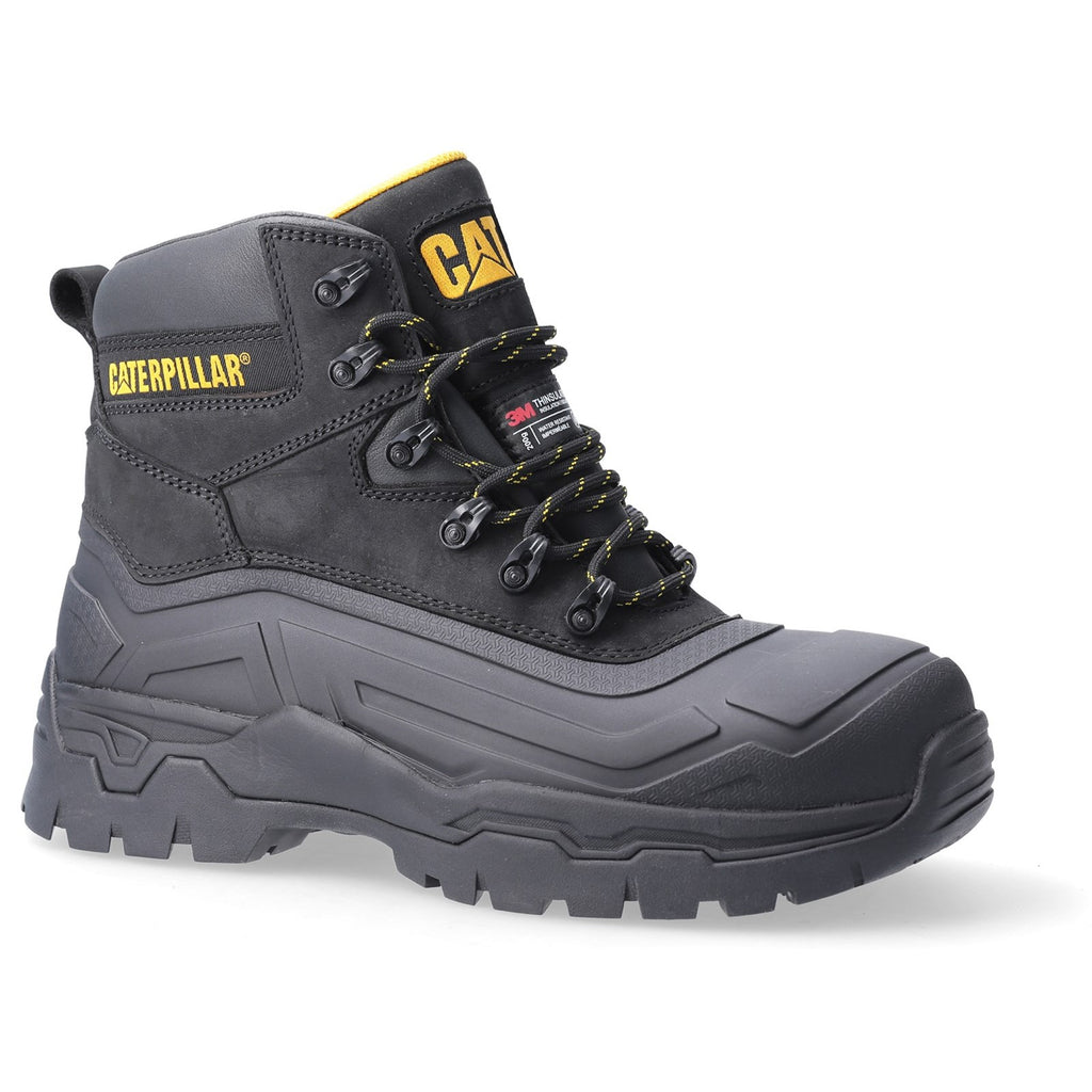 Caterpillar Typhoon Sbh Sbh Munkabakancs Férfi Fekete | 5073-KAVXS