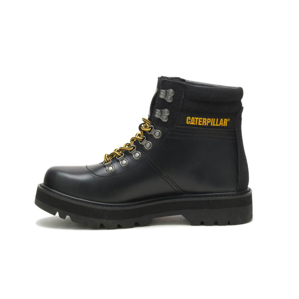 Caterpillar Vanquish Alkalmi Csizma Férfi Fekete Fekete | 5842-SDQEM