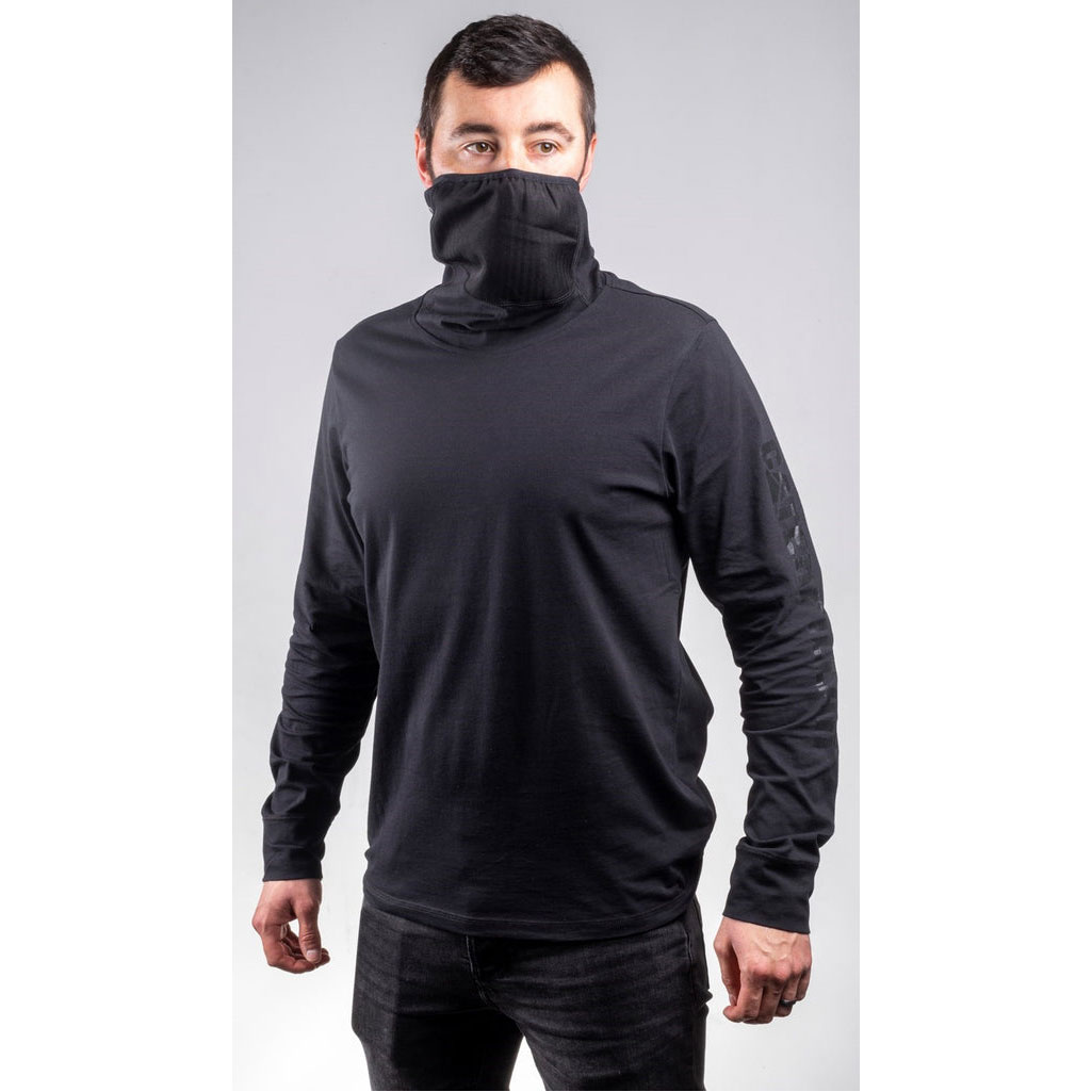 Caterpillar Viraloff Long Sleeve Gaiter Póló Férfi Fekete | 2947-QONJX