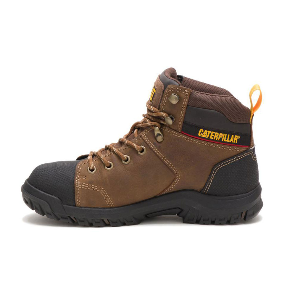 Caterpillar Wellspring Waterproof Metatarsal Guard Steel Toe Vízálló Bakancs Női Barna | 0872-BEFTC