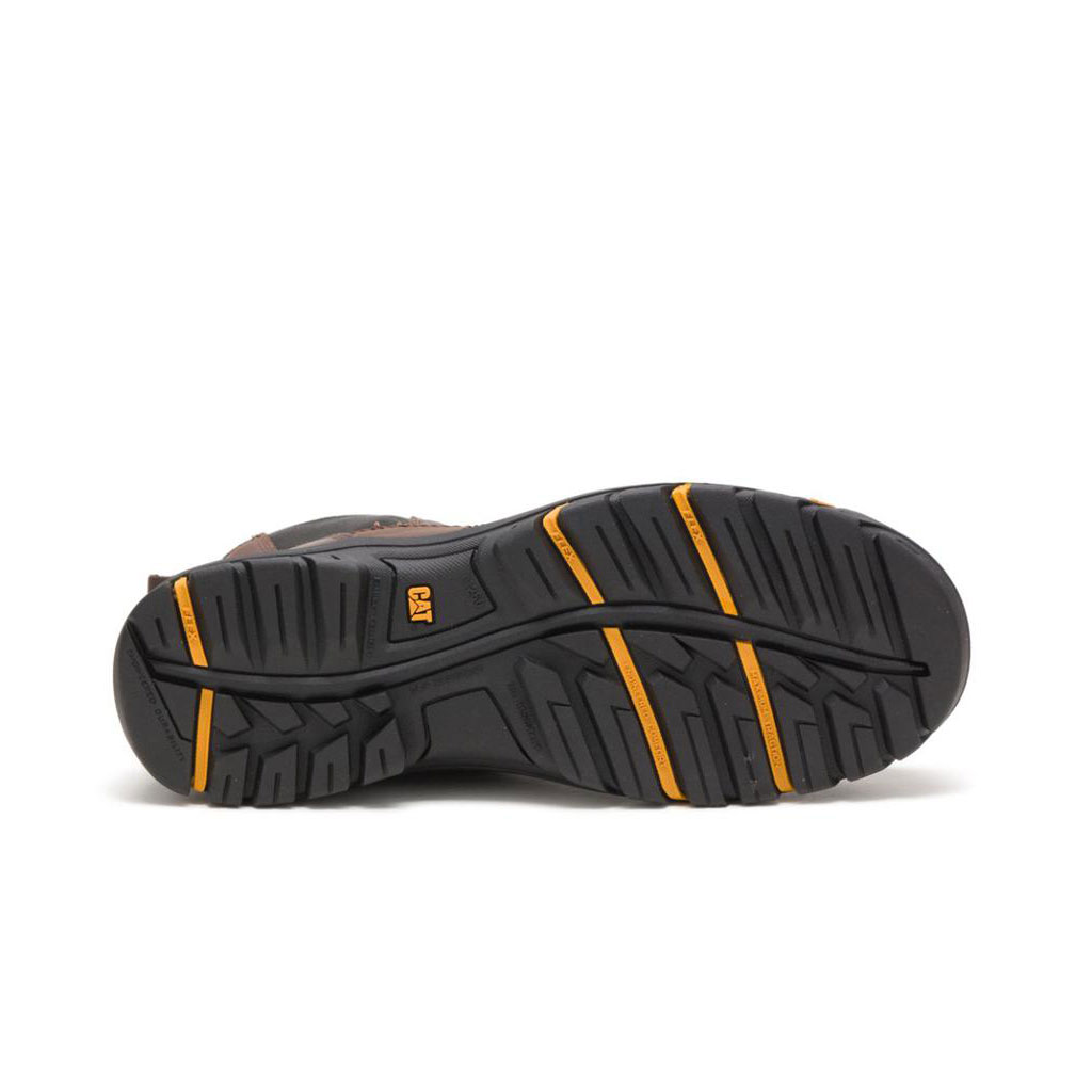 Caterpillar Wheelbase Steel Toe Munkabakancs Férfi Barna | 5479-WBMES