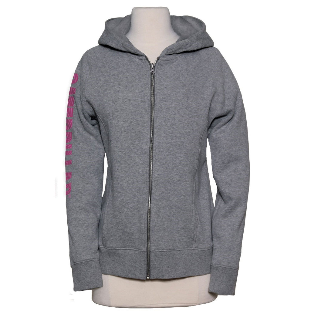 Caterpillar Zinnia Full Zip Banner Hoodie Heather Pulóverek Női Szürke | 6815-GTMIA