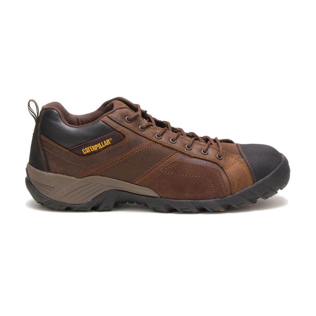 Caterpillar Argon Composite Toe Munkabakancs Férfi Sötétbarna | 9105-FJXVS