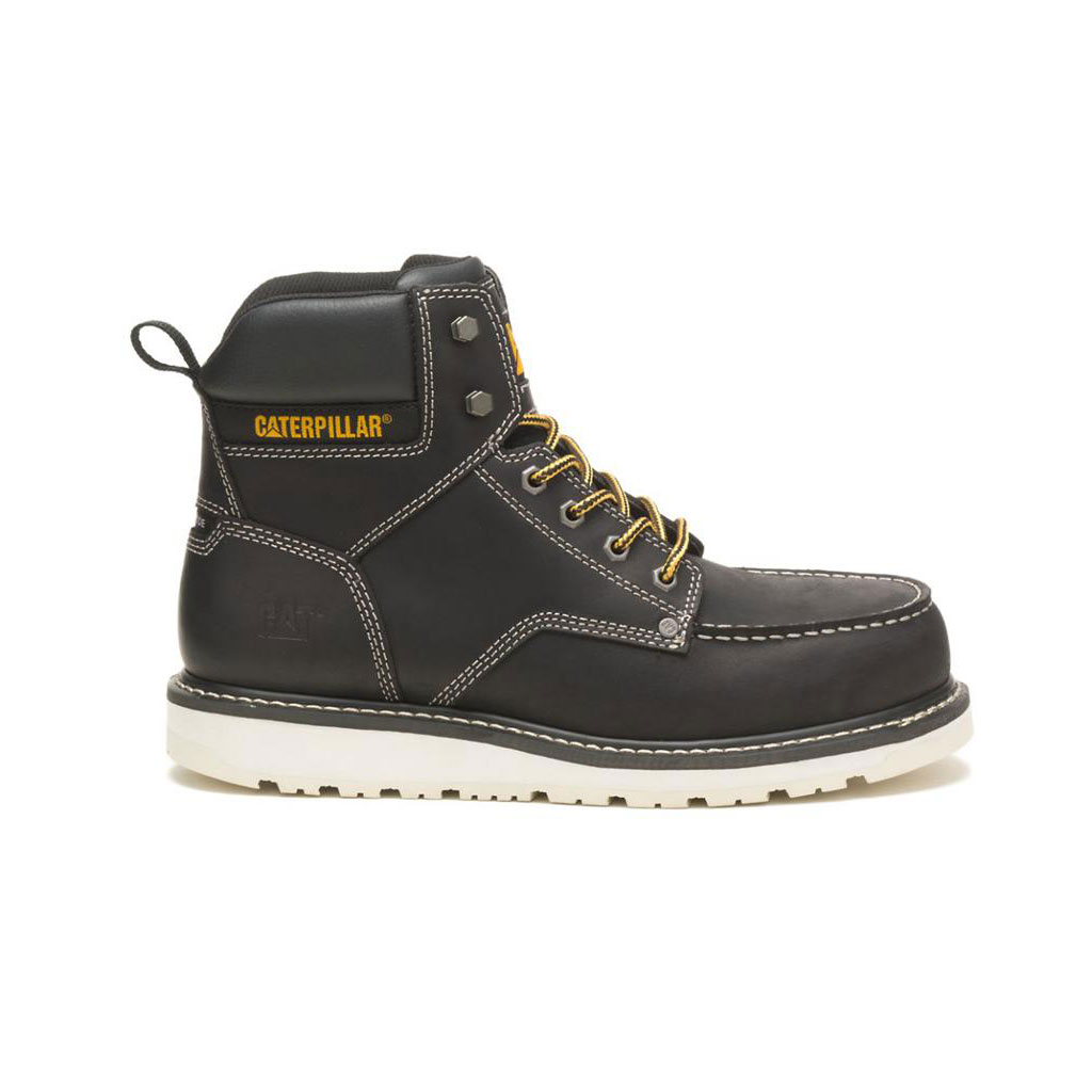 Caterpillar Calibrate Steel Toe Munkabakancs Férfi Fekete | 1470-FTSKA