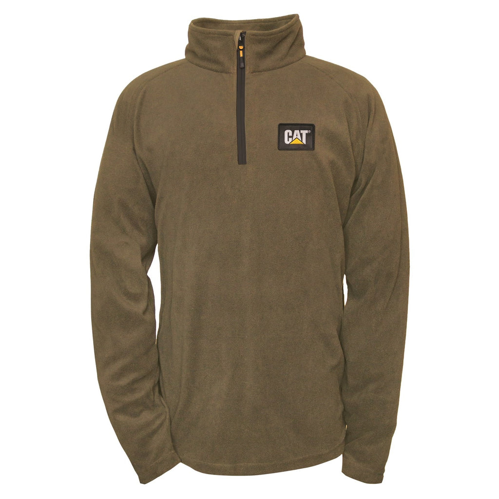 Caterpillar Concord Fleece Pullover Army Moss Pulóverek Férfi Army Moss | 5360-TIEAS