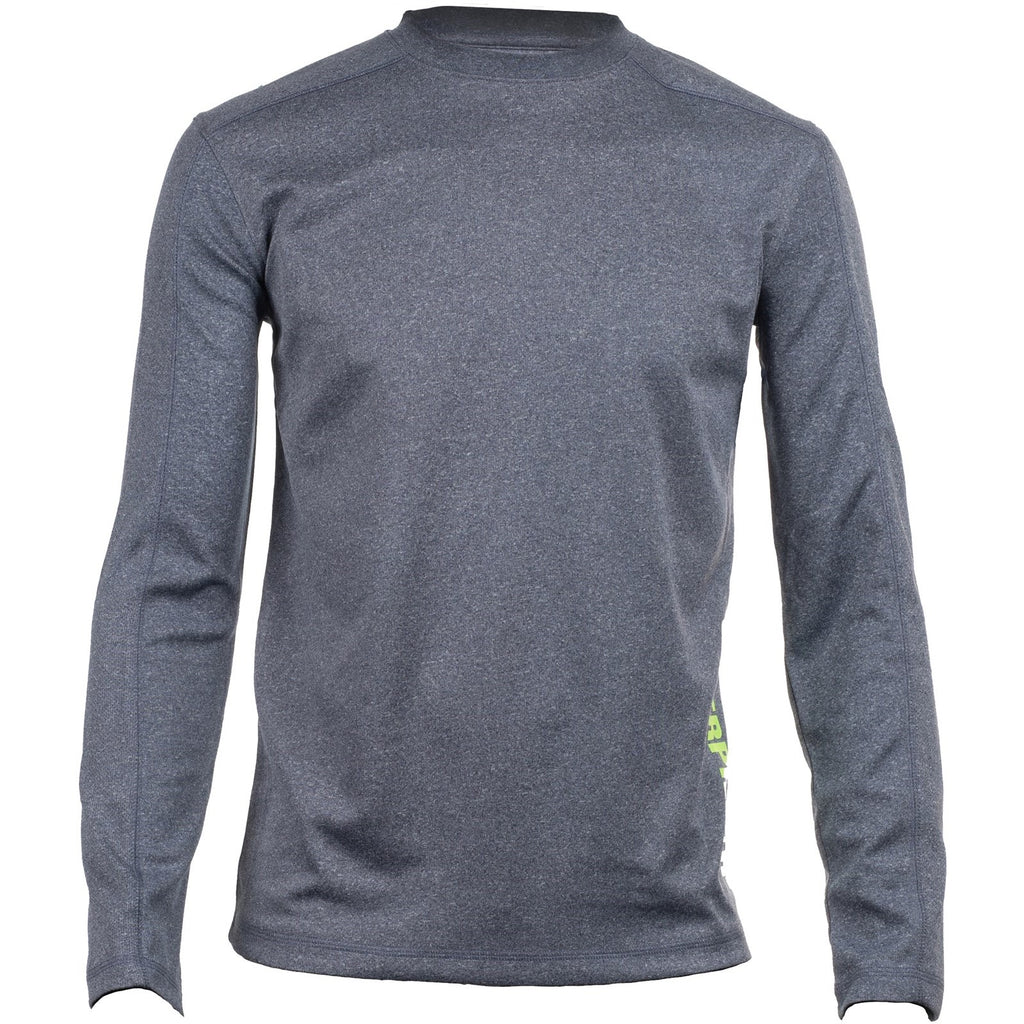 Caterpillar Coolmax Long Sleeve Heather Póló Férfi Sötétkék | 3915-NRDLA