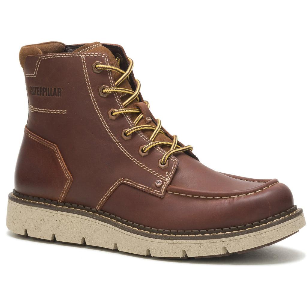 Caterpillar Covert Leather Munkabakancs Férfi Barna | 6082-TRGSH