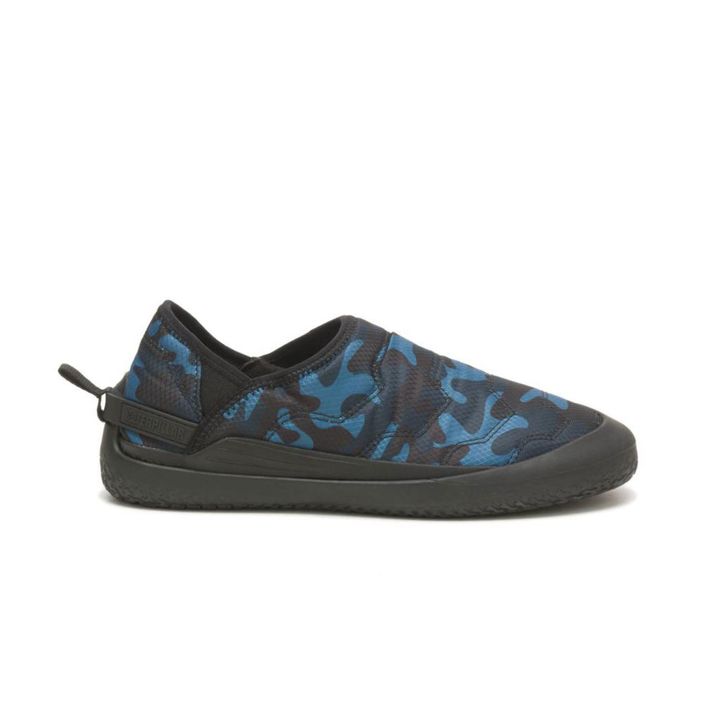 Caterpillar Crossover Slip Ons Férfi Kék Camo | 3049-ESMJQ