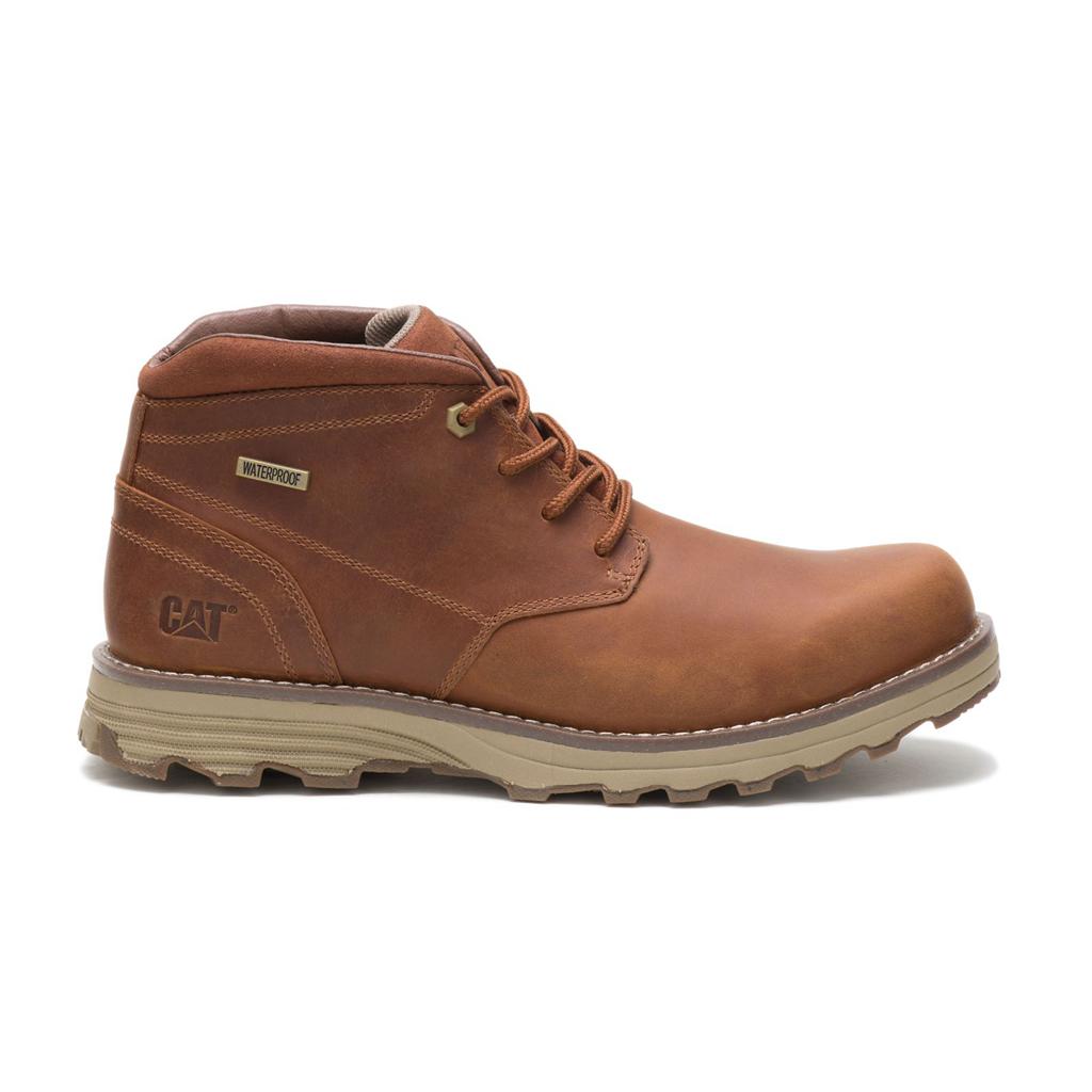 Caterpillar Elude Waterproof Chukka Csizma Férfi Barna | 3521-LNQOI