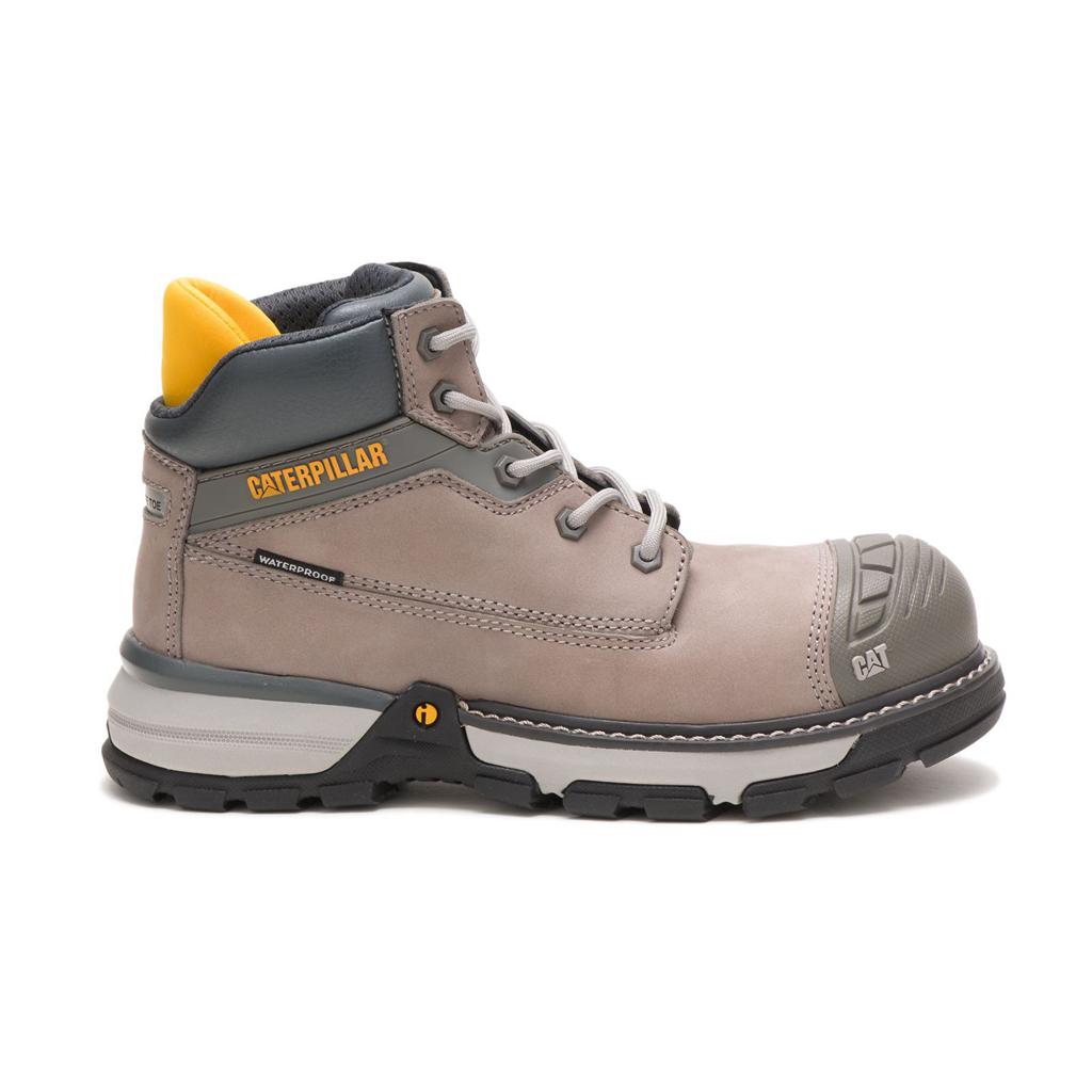 Caterpillar Excavator Superlite Waterproof Nano Toe Munkabakancs Női Khaki | 3542-MXWBC