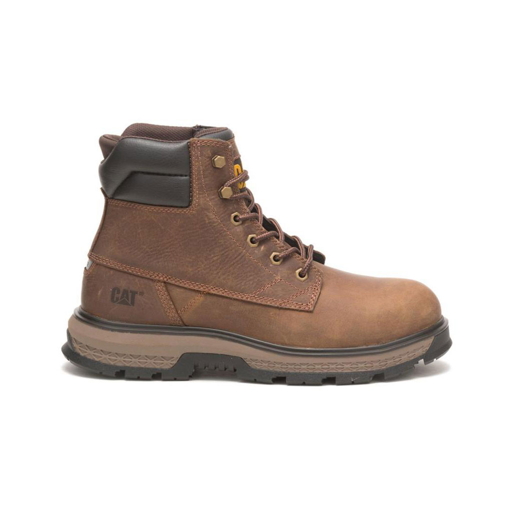 Caterpillar Exposition 6" Alloy Toe Munkabakancs Férfi Barna | 1059-COWIR