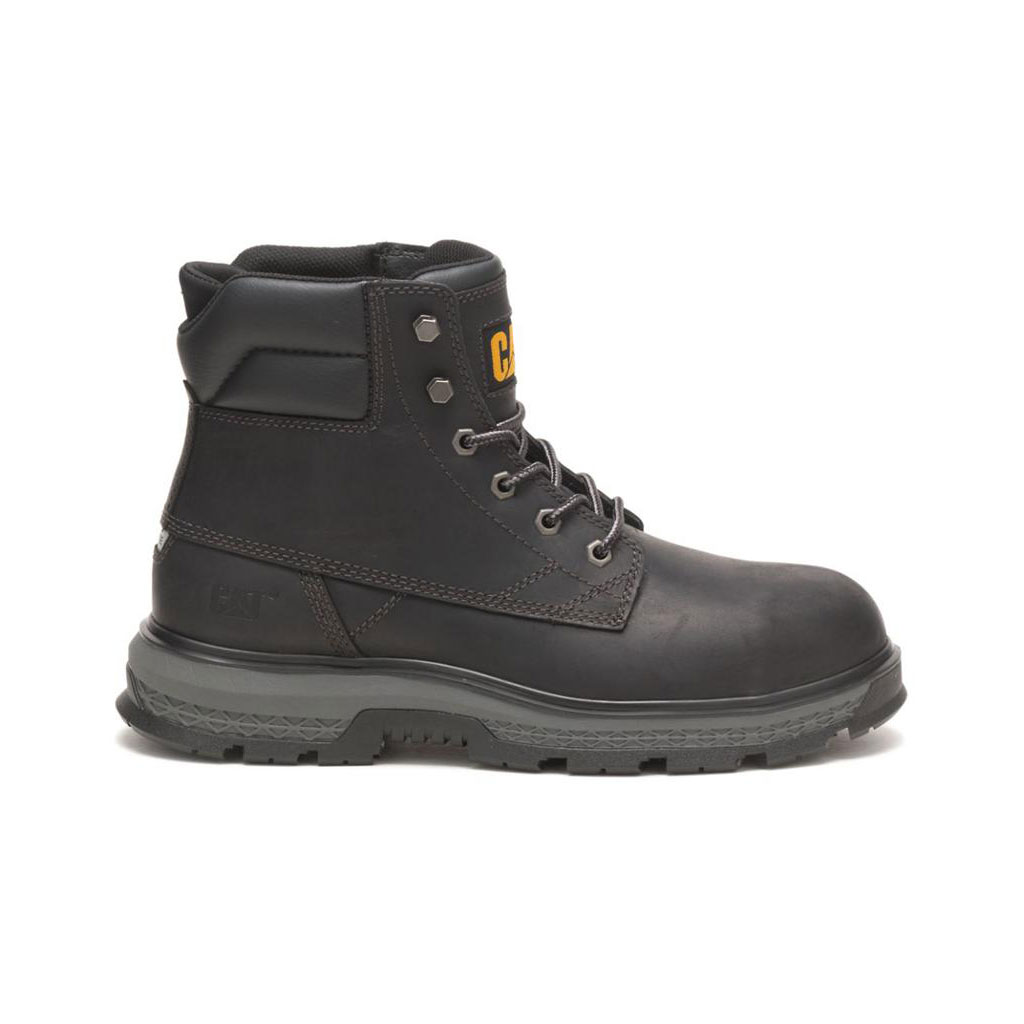 Caterpillar Exposition 6" Alloy Toe Munkabakancs Férfi Fekete | 6153-IUNZX