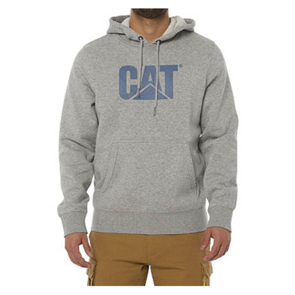 Caterpillar Foundation Csuklyás Sweatshirt Pulóverek Férfi Szürke | 8735-IZKVN