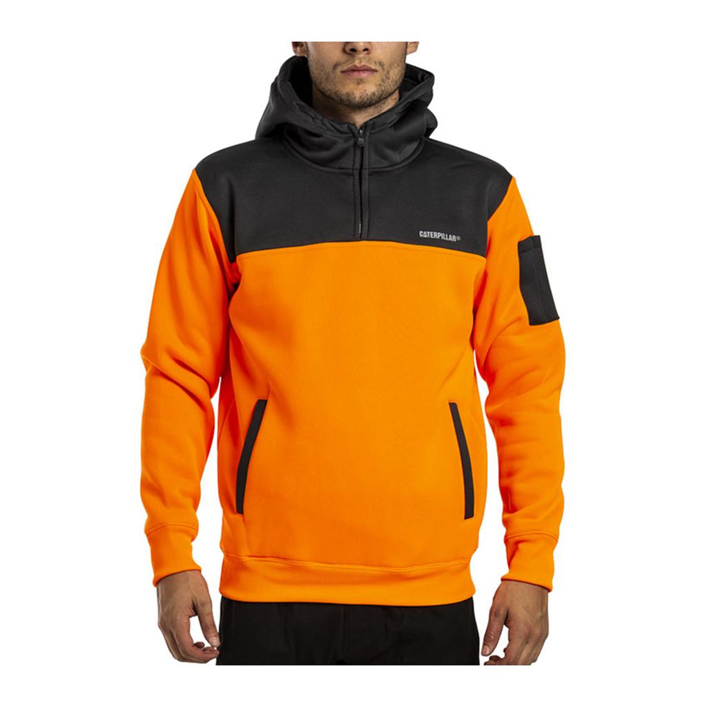 Caterpillar Hi Vis Pulóverek Férfi Orange/Grey | 6520-RNWZH