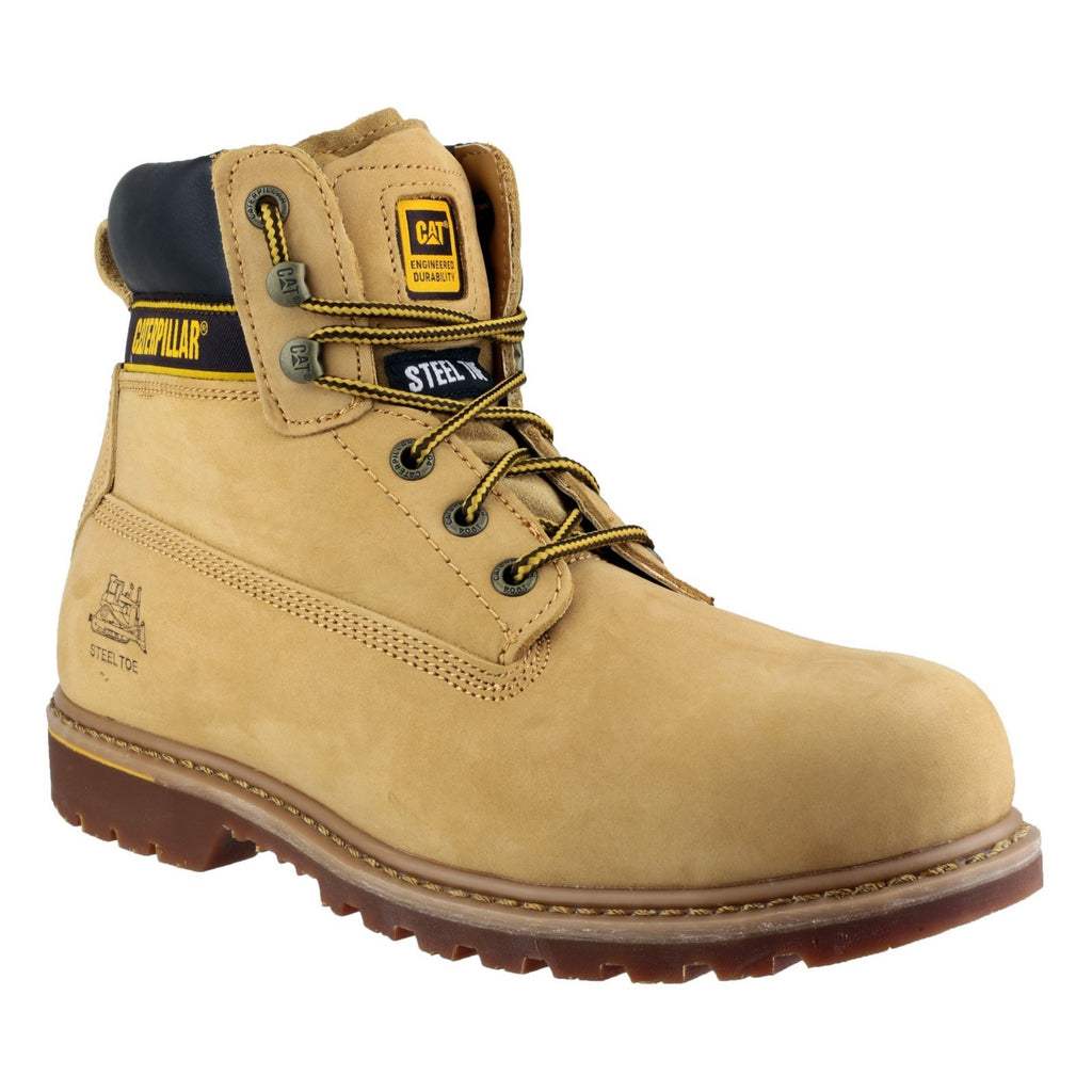 Caterpillar Holton Sb Goodyear Welted Safety Boots Férfi Barna | 2481-UHZTP